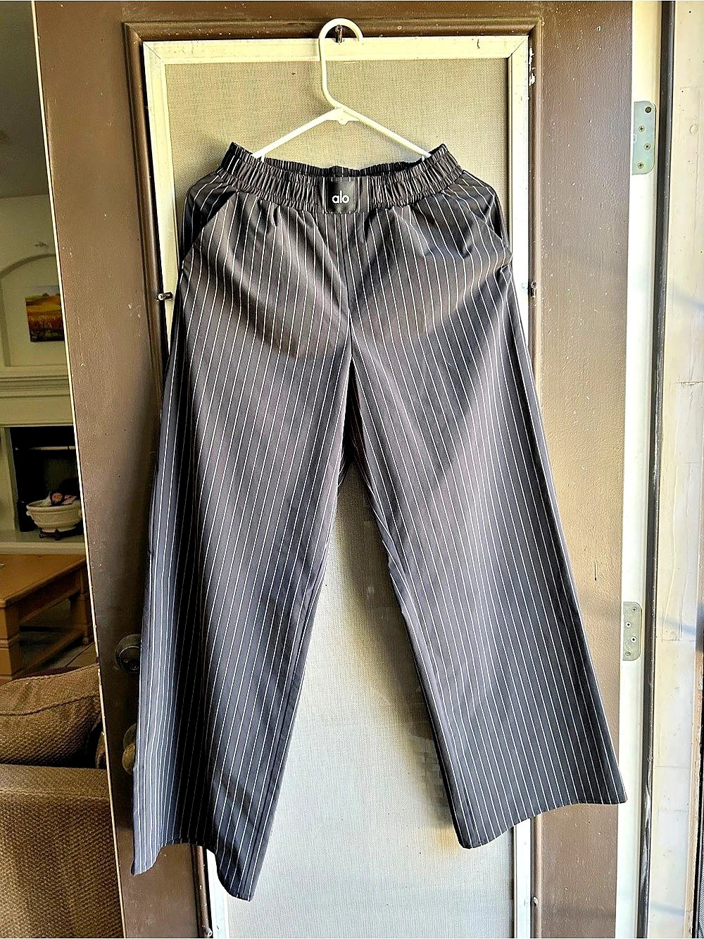 ALO Striped Wide Leg Pants XA